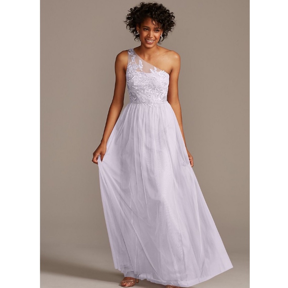 David’s Bridal ‘Lavender Haze’ bridesmaid dress